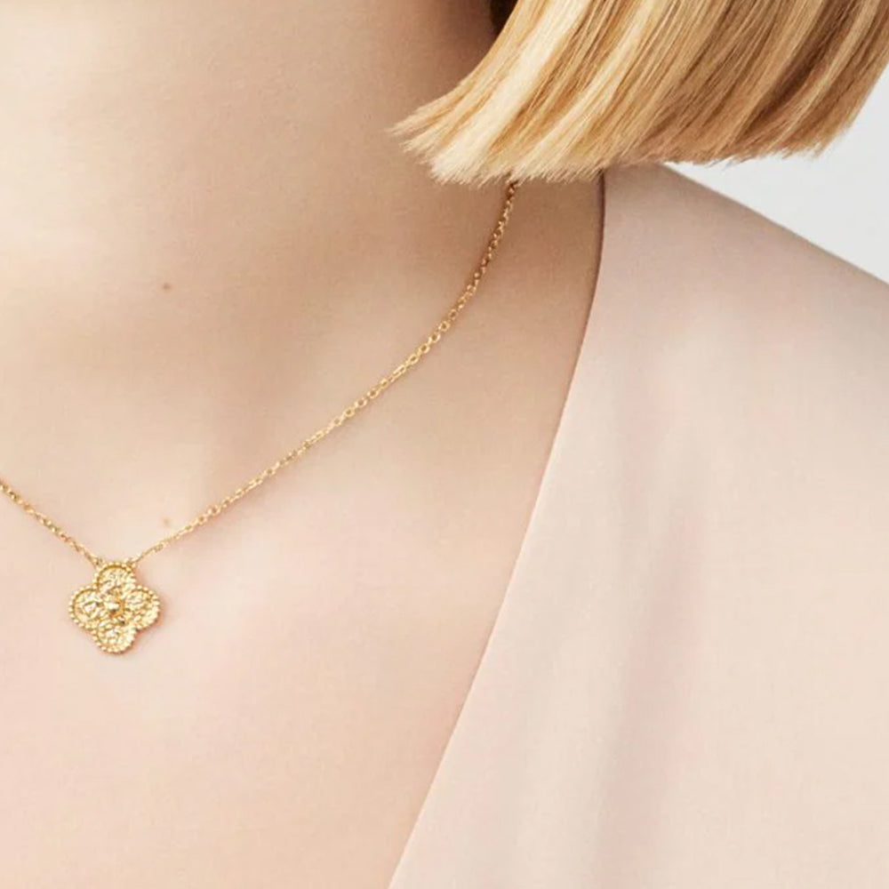 Yumato S925 sterling silver lucky necklace