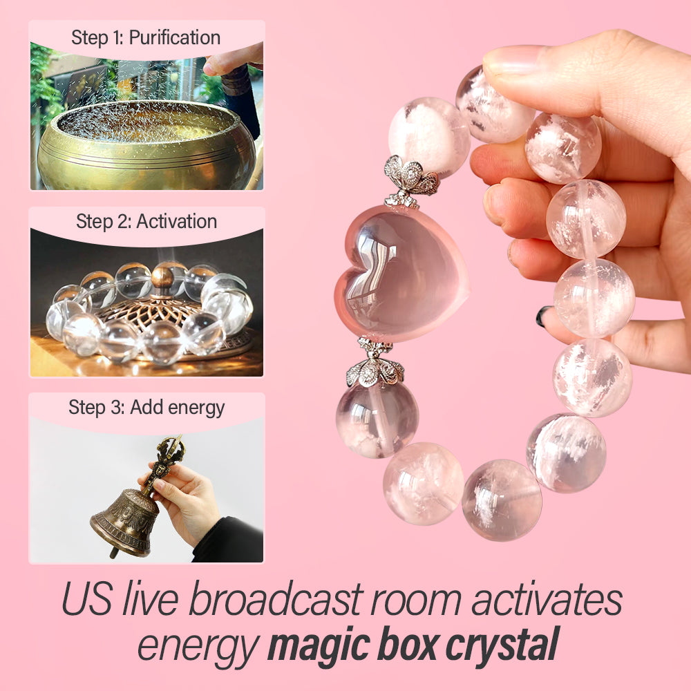 US live broadcast room activates energy magic box crystal