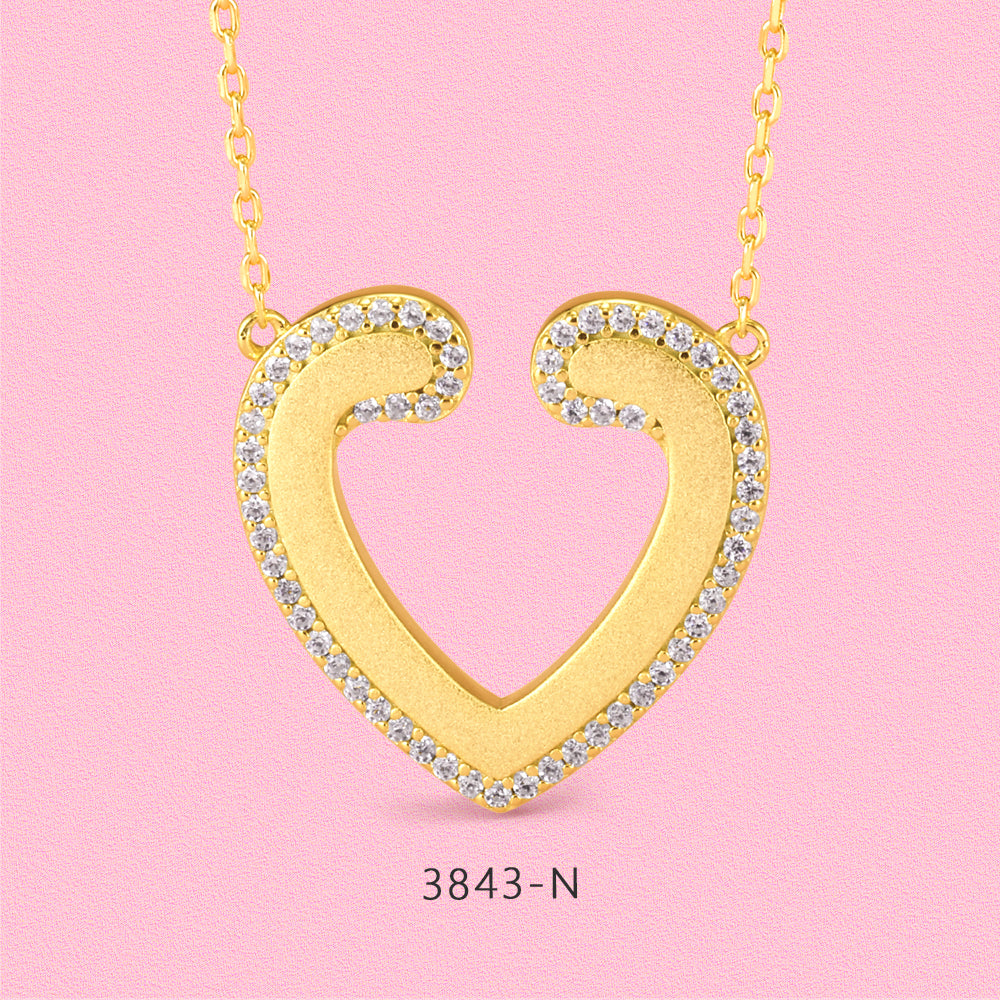 S925 Sterling Silver Vintage Heart-shaped Style Set Series