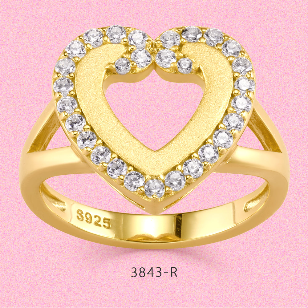S925 Sterling Silver Vintage Heart-shaped Style Set Series