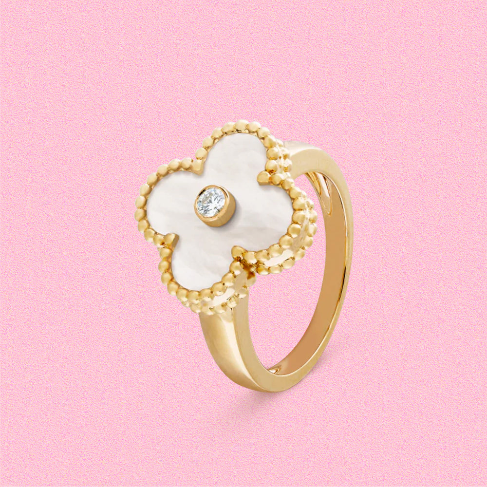 Yumato S925 sterling silver Chalcedony lucky rings Three colors are available