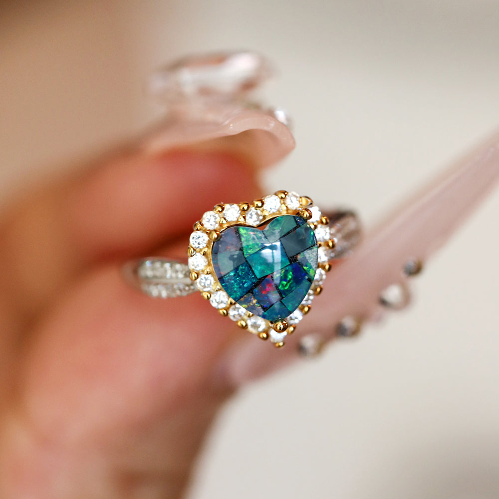 Natural Gemstone Opal Moonstone Spinel Open Adujstable Ring in 925 Sterling Silver Jewelry Gifts for yourself, girl, lover,friend C321-C323