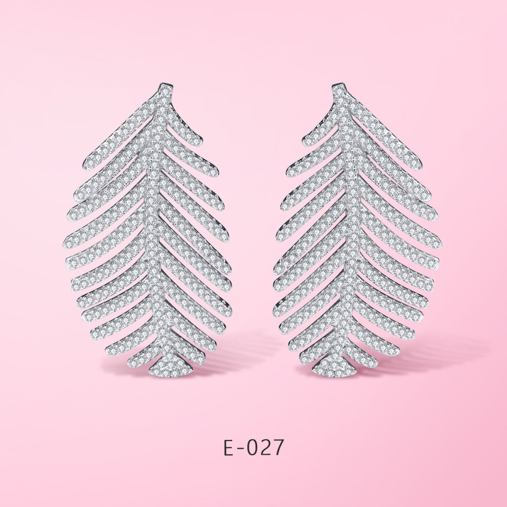 Yumato Fashion Pandent Earrings in 925 Sterling Silver birthday, anniversary, Christmas Gift for yourself, girls, friends, lover E-027