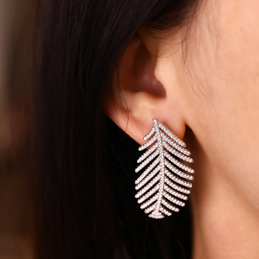 Yumato Fashion Pandent Earrings in 925 Sterling Silver birthday, anniversary, Christmas Gift for yourself, girls, friends, lover E-027