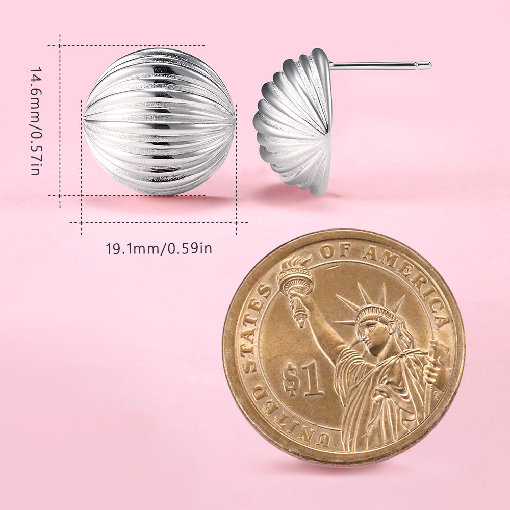 Yumato 925 Sterling Silver Earrings Special design match birthday anniversary Christmas or any other special day wonderful gift for yourself your loved E-060