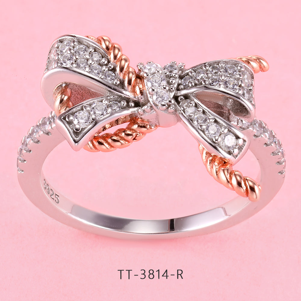 S925 Sterling Silver Bowknot Style Set Series