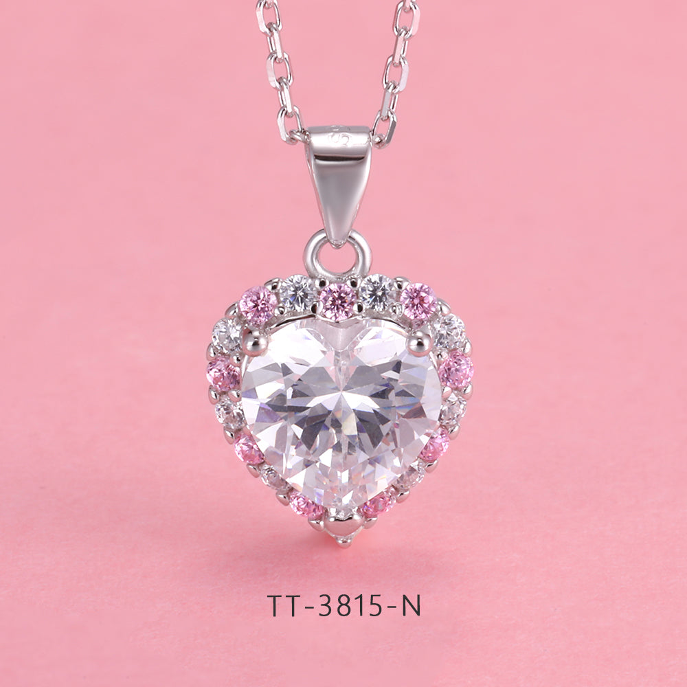 S925 Sterling Silver Heart Style Set Series