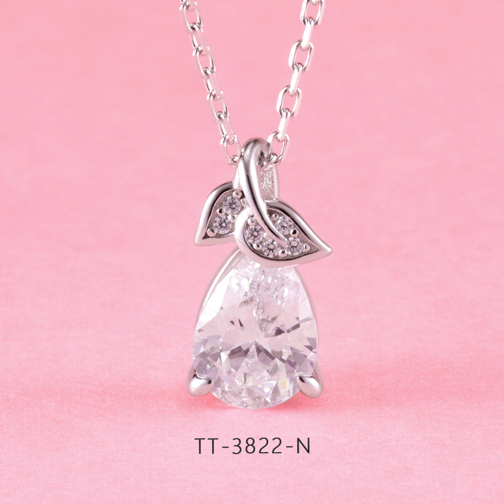 S925 Sterling Silver Leaf and Teardrop Style Set Series