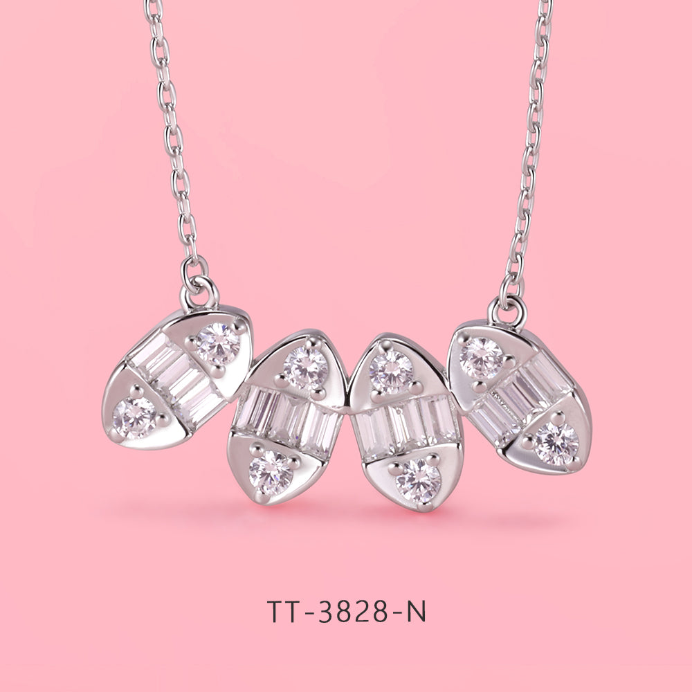 S925 sterling silver square rock - candy series set.