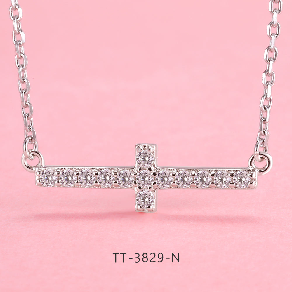 S925 Sterling Silver Cross Style Set Series
