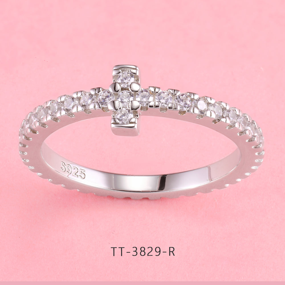 S925 Sterling Silver Cross Style Set Series