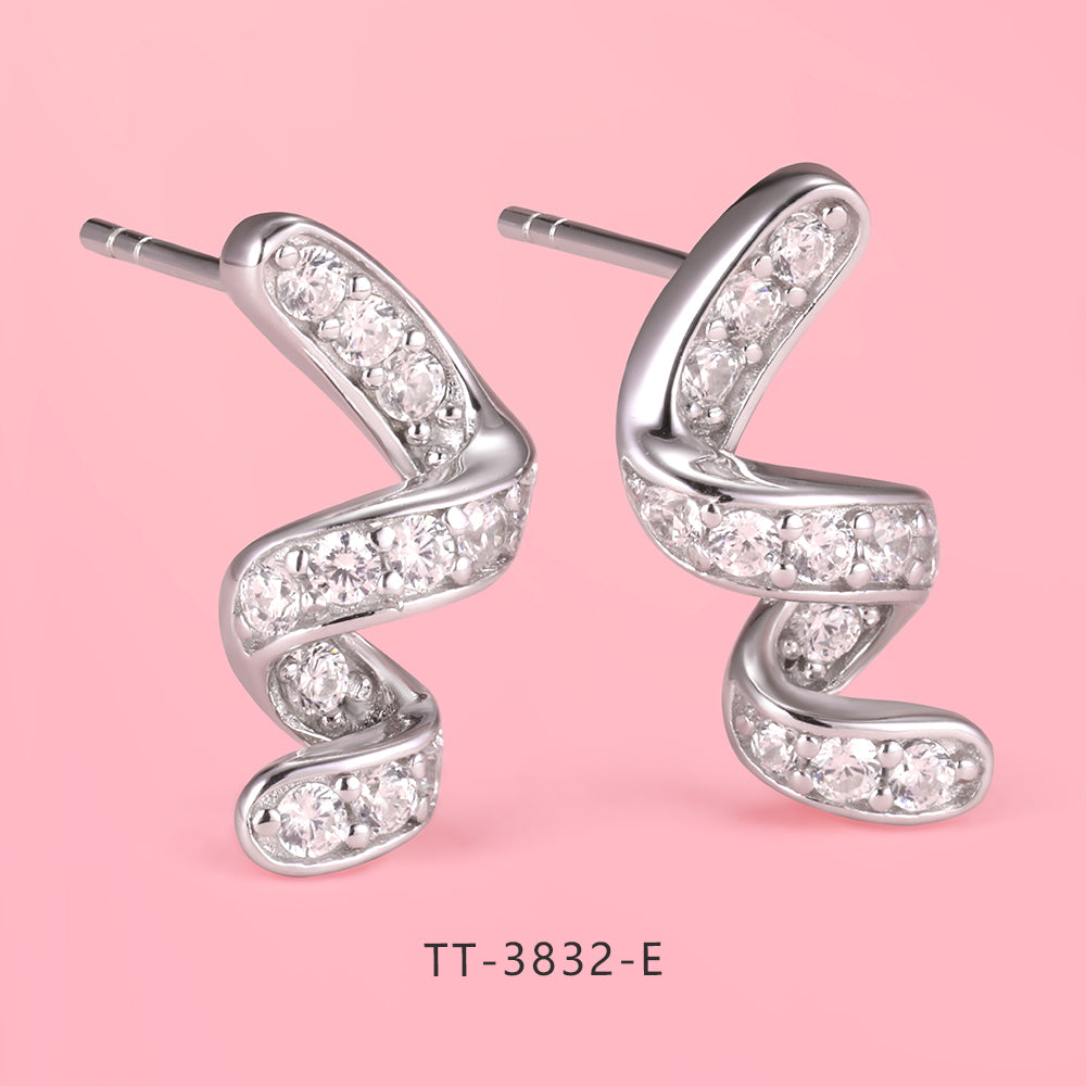 S925 Sterling Silver Ribbon Style Set Series