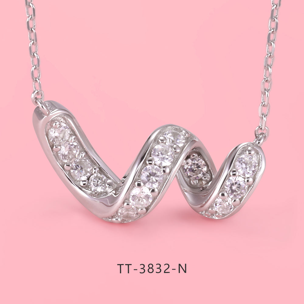 S925 Sterling Silver Ribbon Style Set Series