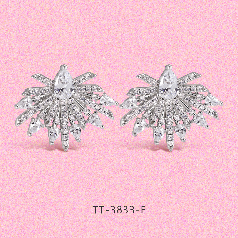S925 Sterling Silver Dazzling Fireworks Style Set Series