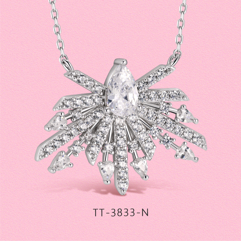 S925 Sterling Silver Dazzling Fireworks Style Set Series