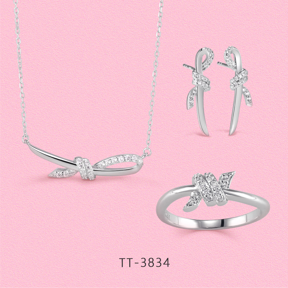 S925 Sterling Silver Knot Style Set Series
