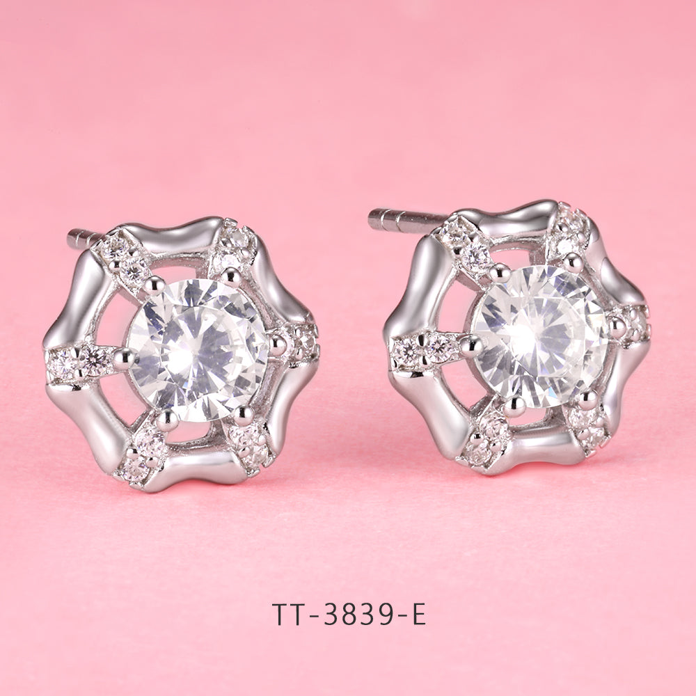 S925 Sterling Silver Bamboo Joint Series Set.