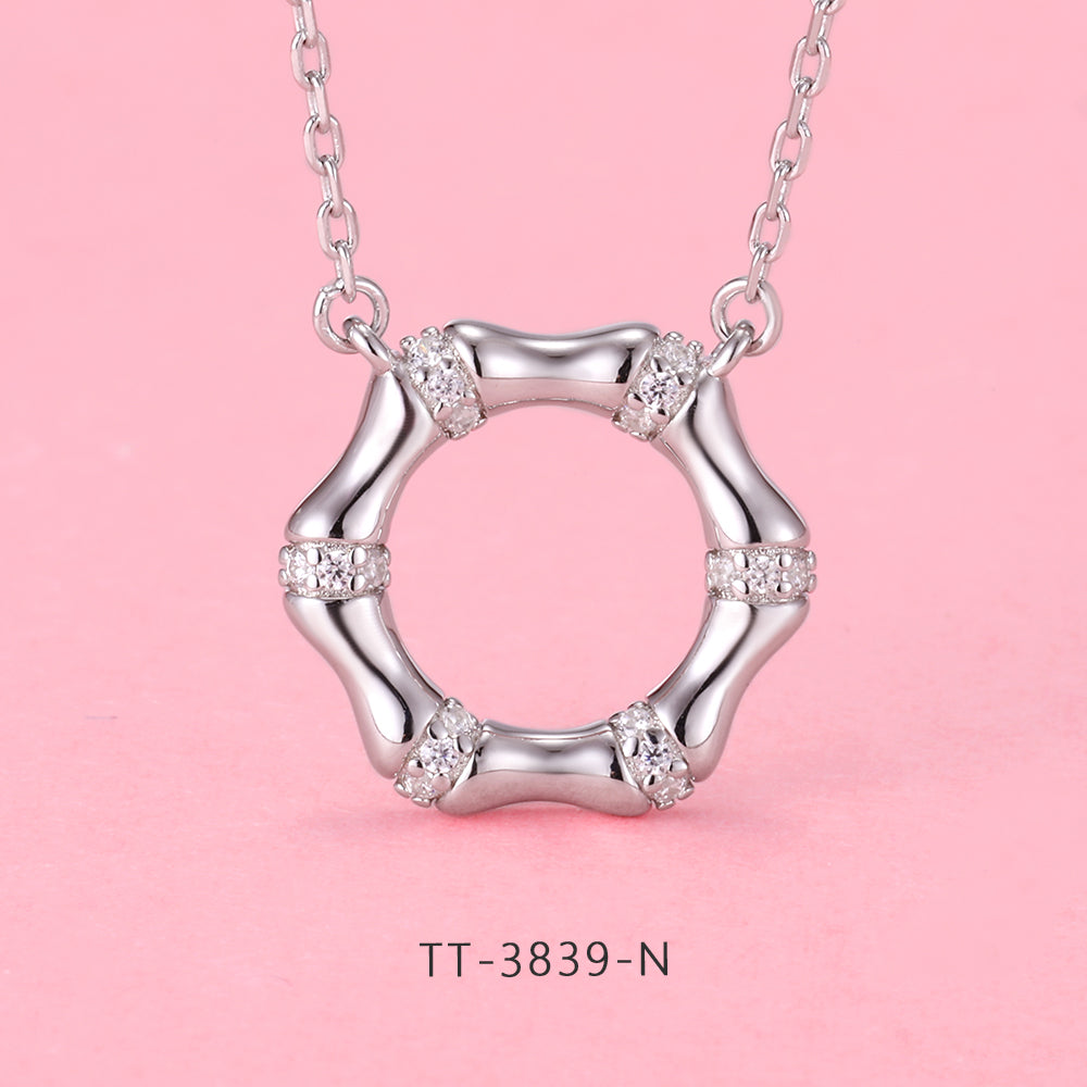 S925 Sterling Silver Bamboo Joint Series Set.