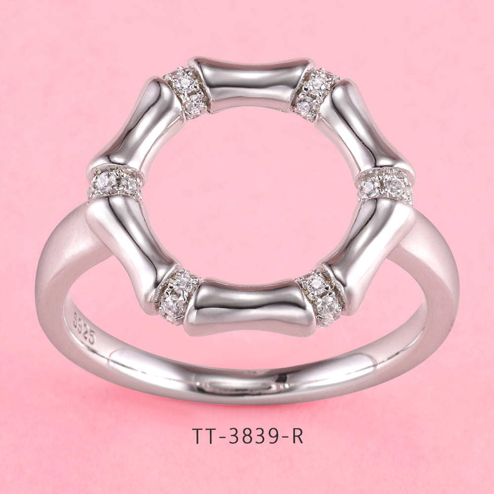 S925 Sterling Silver Bamboo Joint Series Set.