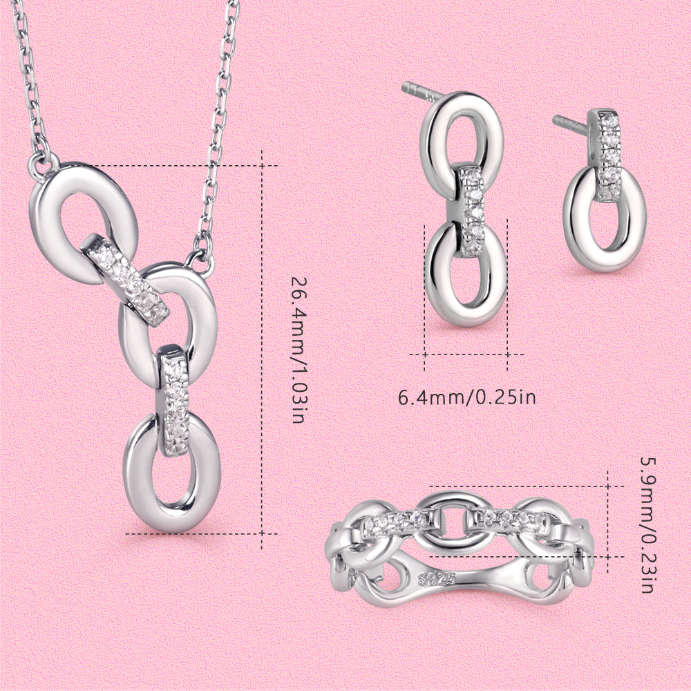 S925 Sterling Silver Snap Hook Set Series