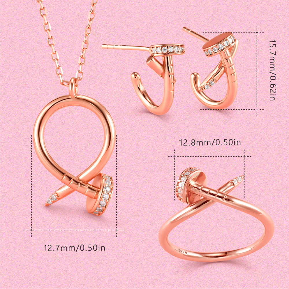 S925 Sterling Silver Stud Style Set Series