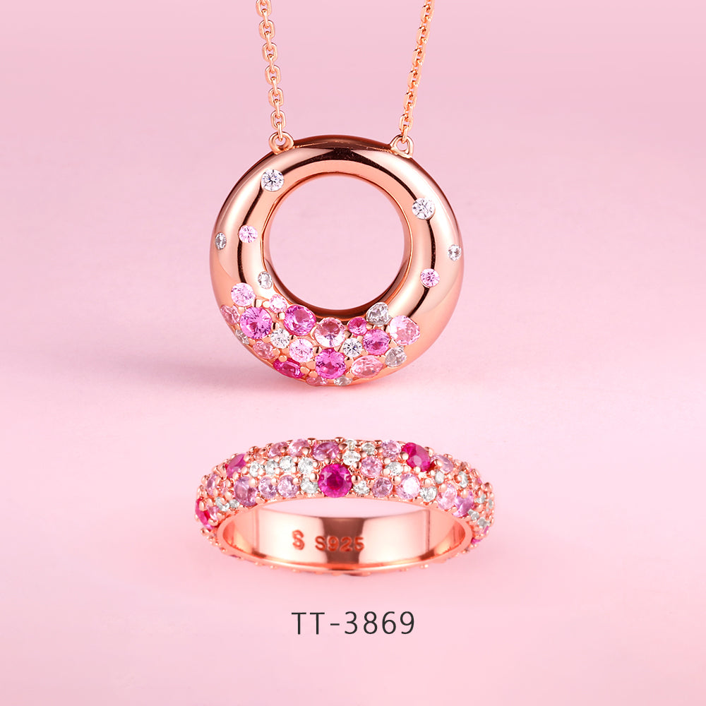 S925 Silver Doughnut Jewelry, Sweet and Fashionable Magic like Candy
