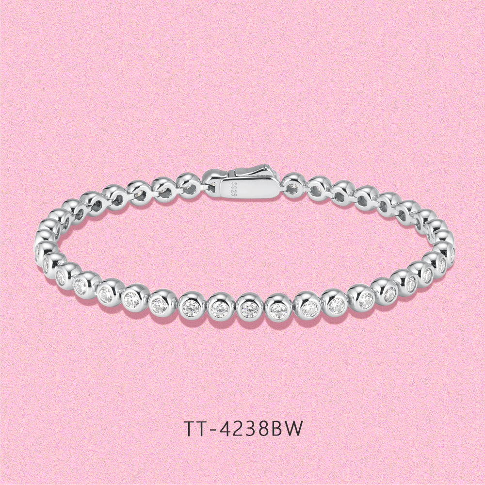 Luxury beaded Mossanite diamond bracelet TT4238
