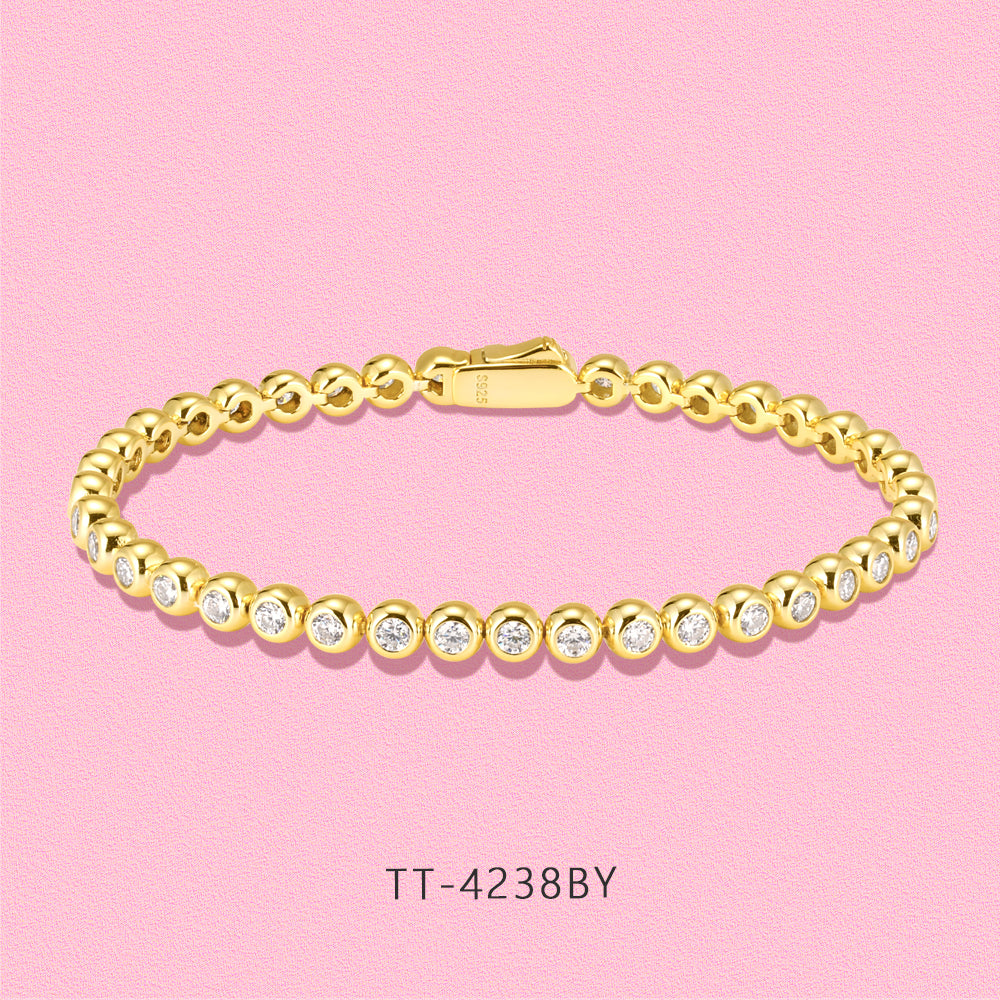 Luxury beaded Mossanite diamond bracelet TT4238