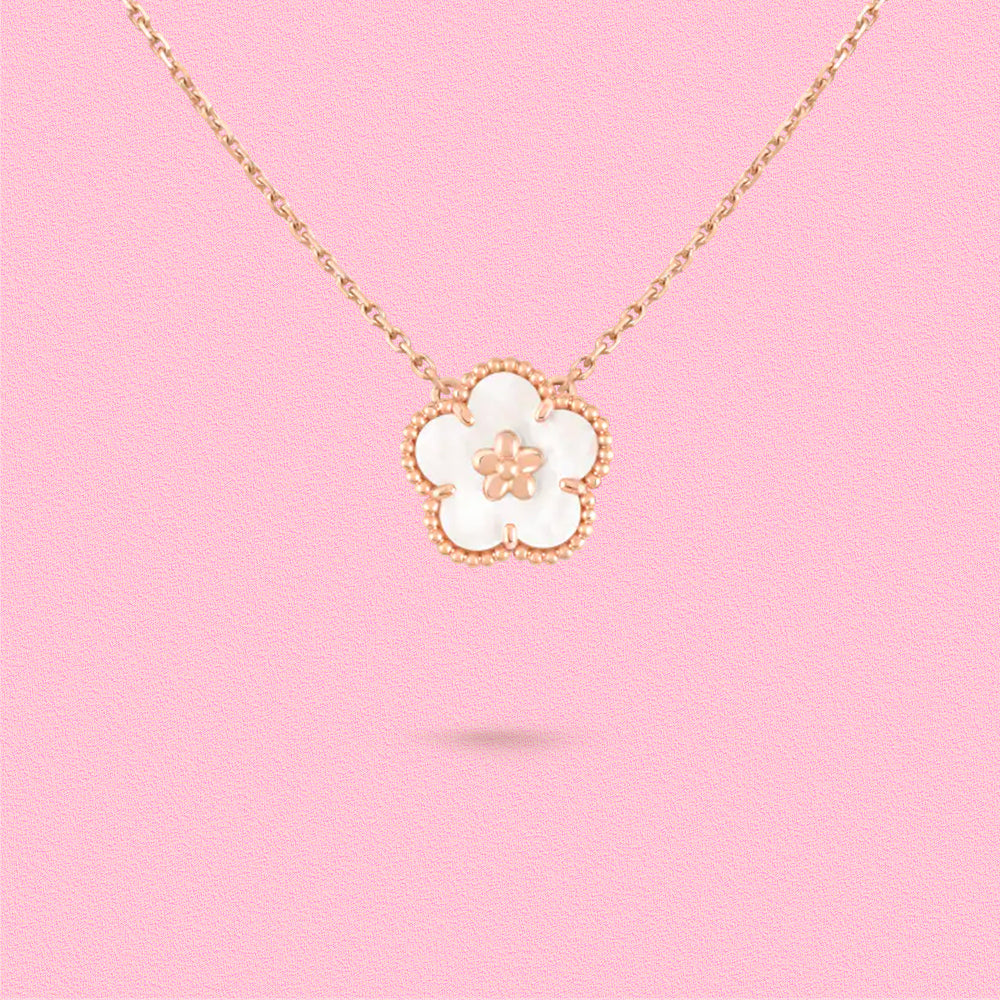 Yumato S925 sterling silver lucky spring necklace