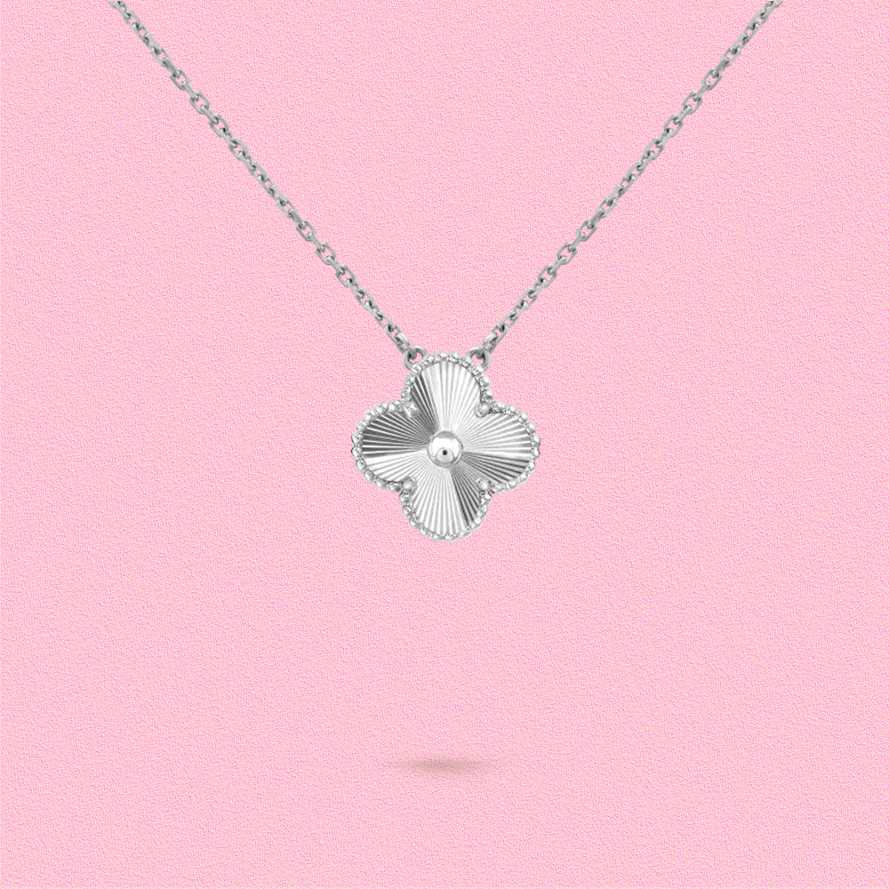Yumato s925 sterling silver lucky laser necklace