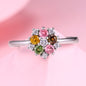 S925 Silver Natural Adjustable Rings Fashion accessories as Gift for yourself, love, friends C273