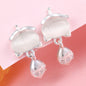 Yumato S925 Sterling Silver Fashion Earrings Match with Everyday Outfits, gift for girl, friend E12