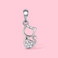 Yumato Fashion Cat style design Pendant in 925 Sterling Silver Jewelry, Gift for Women Girls Wife A124