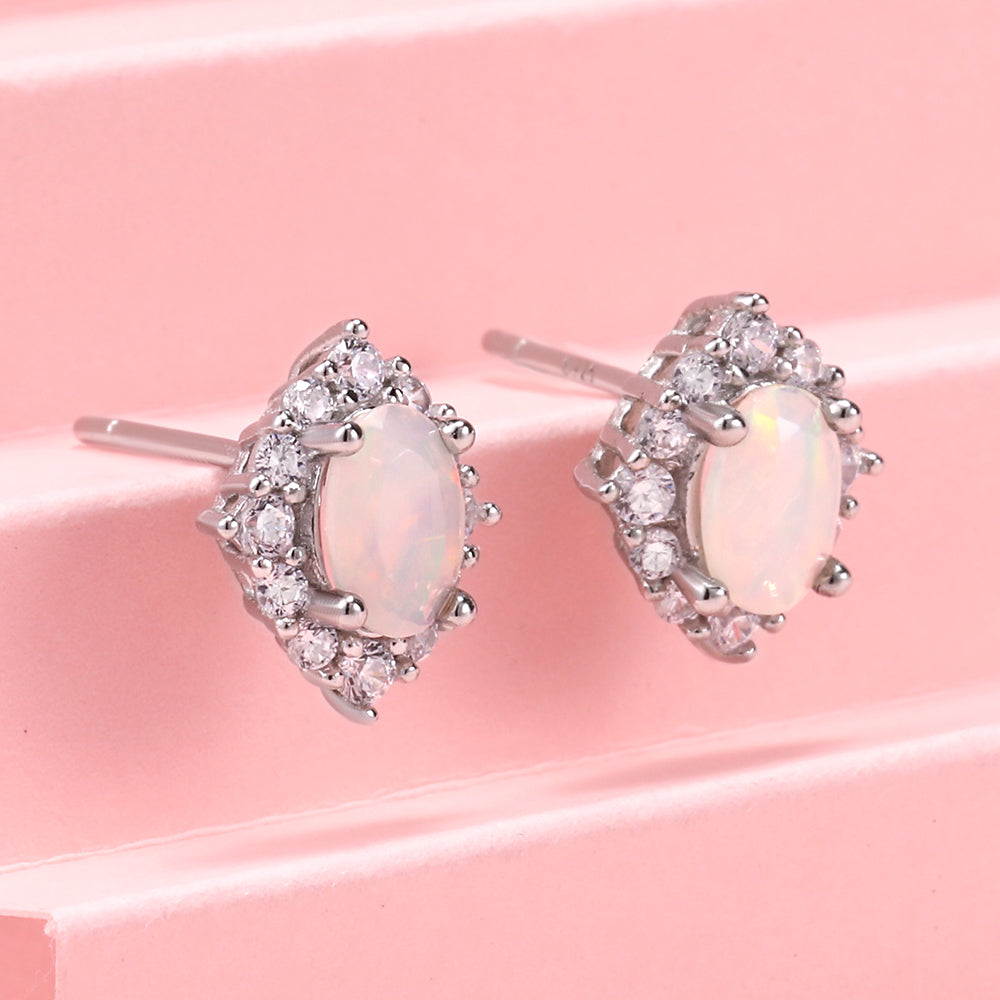 S925 Sterling Silver Natural Gemstones Earrings Suitable for women's Casual, Daily, Elegent wear, Gifts for yourself, girl, lover,friend C265-C267