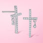 Yumato Crucifixion style Pendant in 925 Sterling Silver Jewelry, Gift for Women Girls Wife Friends B84