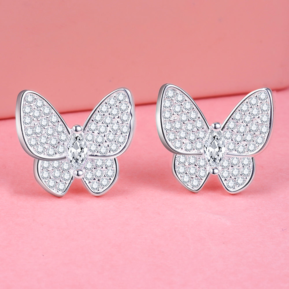 Yumato S925 Sterling Silver Earrings Fashion Matching Gifts for yourself, girl, lover,friend E10