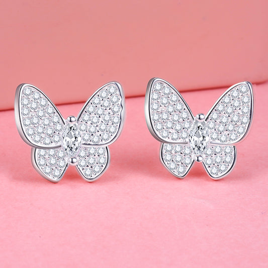 Yumato S925 Sterling Silver Earrings Fashion Matching Gifts for yourself, girl, lover,friend E10