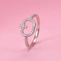 Yumato S925 Sterling Silver Rings (Size 6~8) Gifts for yourself, girl, lover,friend R06