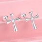 S925 Sterling Silver Stud Earrings Fashion Easy to Match Clothes Gifts for yourself, girl, lover,friend B75-B76