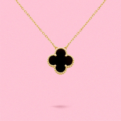 Yumato S925 sterling silver Onyx lucky necklace
