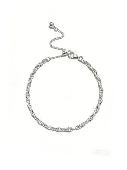 yumato Horse Nose Bracelet S925 Sterling Silver Exquisite High-End Light Luxury Fashion Versatile Stackable