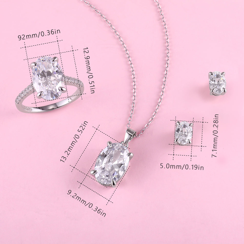 S925 silver set: The quality choice, shines for every moment.