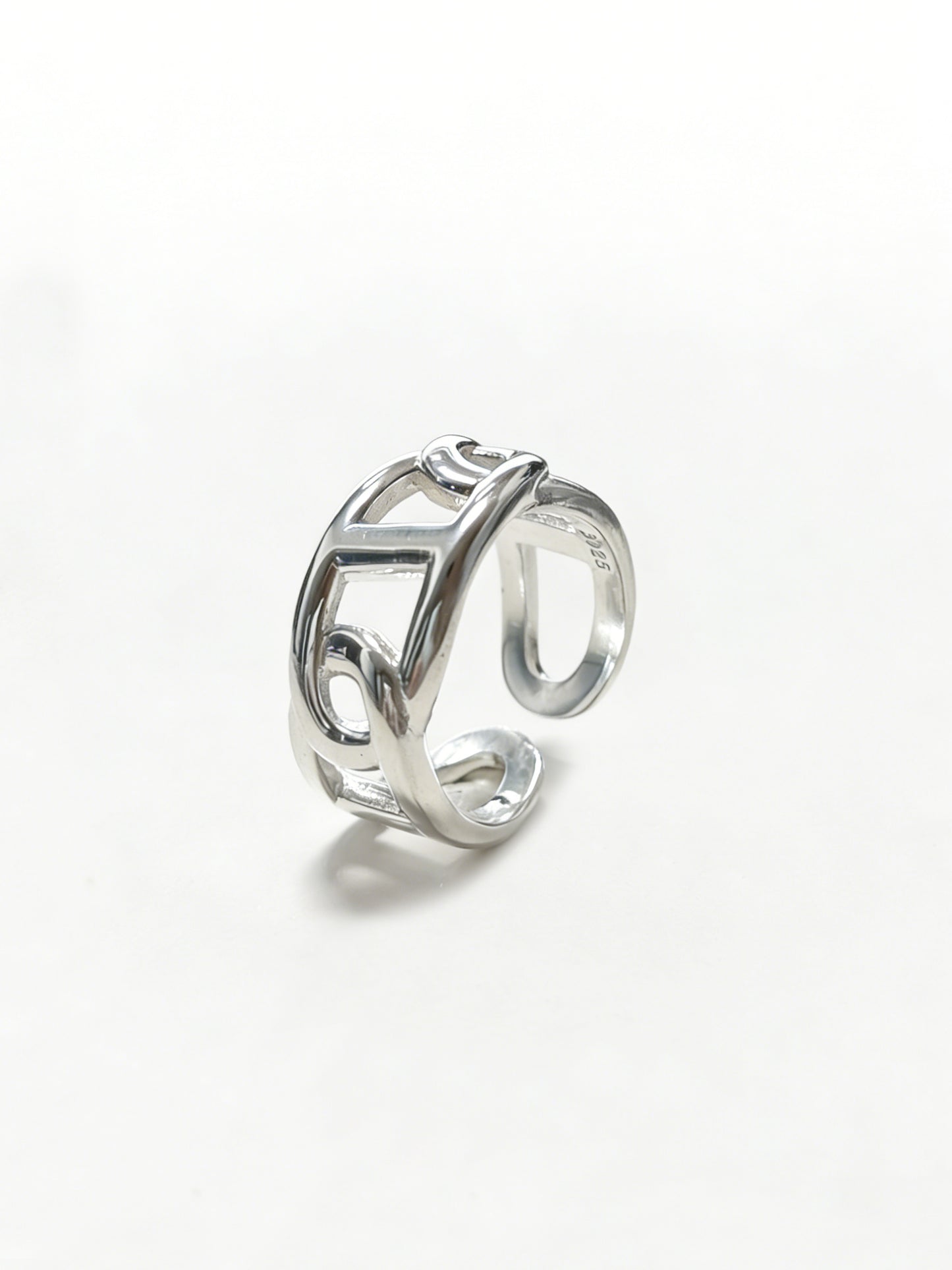 yuamto Horse Nose S925 Sterling Silver Adjustable Open Ring, Personalized and Fashionable