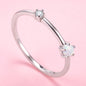 Yumato Fashion S925 Sterling Silver Ring (size5-8) Sophisticated Niche Gifts for yourself, girl, lover,friend A120