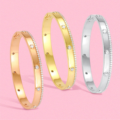 Yumato S925 Sterling silver,Moissanite diamond bracelet