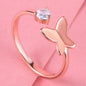 Yumato S925 Silver Sterling Silver Open End Ring Gifts for yourself, girl, lover,friend A11