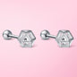 Vintage Stud Earrings Fashion in 925 Sterling Silver Jewelry Matching accessories A130-A138