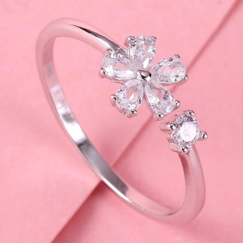 S925 Sterling Silver Open End Ring A13