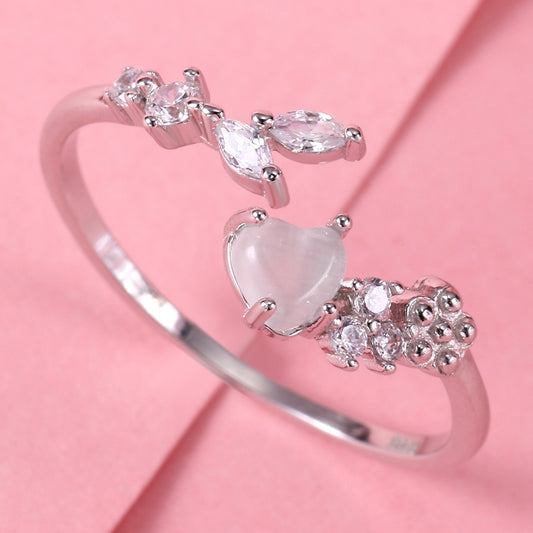 S925 Sterling Silver Open End Ring  A32