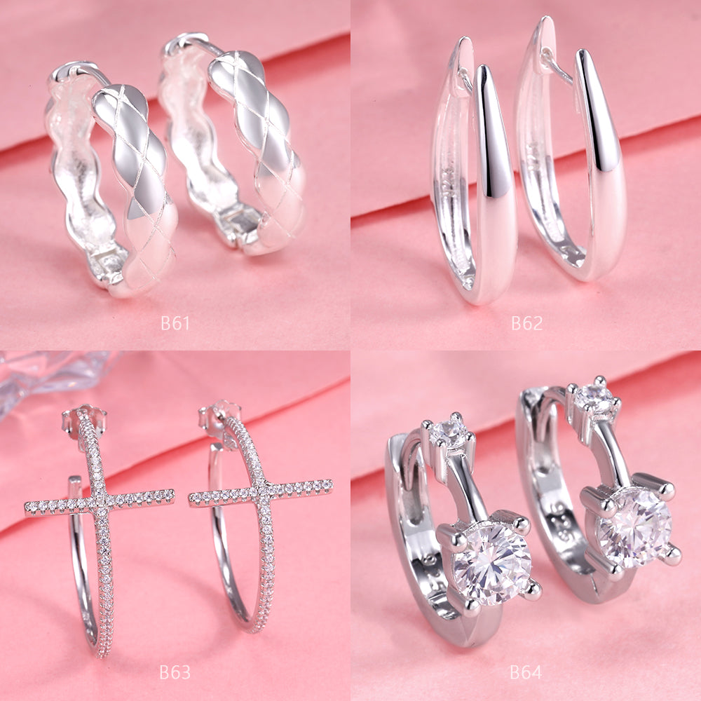 S925 Sterling Silver Jewelry Gifts for yourself, girl, lover,friend B37-B72